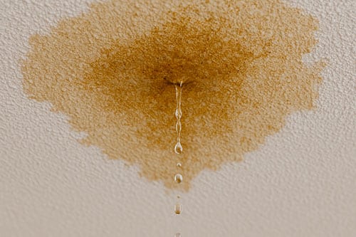 Identifier la source d'une fuite d'eau au plafond est crucial pour la sécurité.
