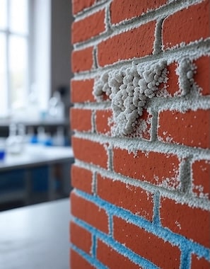 expertise bâtiment efflorescence